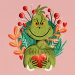 "Grinch Character Illustration"