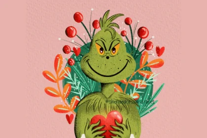 "Grinch Character Illustration"