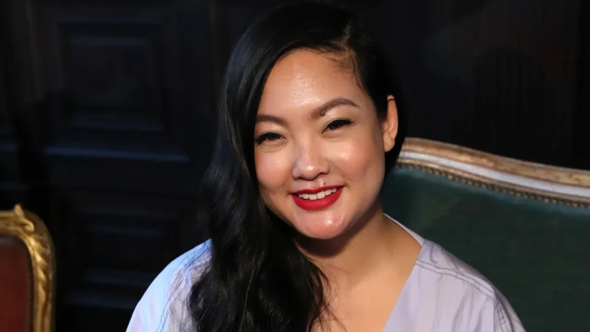 Asian Amanda, a prominent transgender activist and influencer, showcasing her style and confidence.