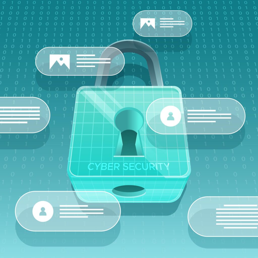 "Abstract illustration of a broken digital lock representing the Bronwin Aurora leak and the importance of online data security."